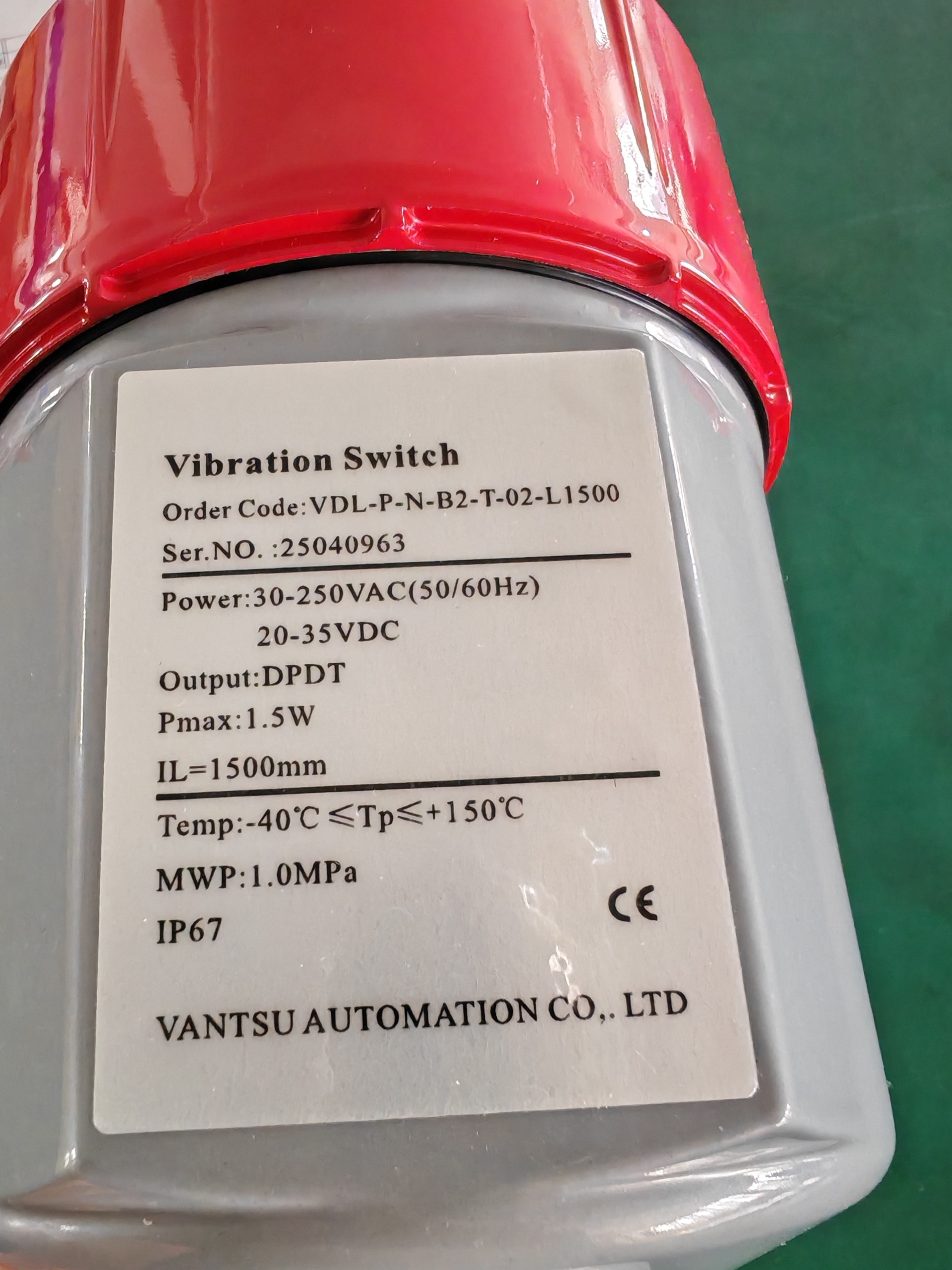 #Vibration Level switch